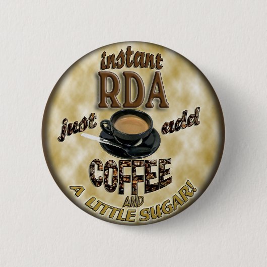 BADGE ROND 5 CM RDA INSTANTANÉS AJOUTENT L'ASSISTANT DENTAIRE DE (Devant)