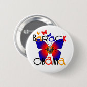 Badge Rond 5 Cm Re Elect Barack Obama 2012 (Devant & derrière)