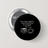 Badge Rond 5 Cm Reading 67 Meme Englieacher Funny 67 Book Lover Hu (Devant & derrière)
