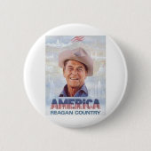 Badge Rond 5 Cm Reagan (Devant)