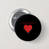 Badge Rond 5 Cm Real Estate Agent Valentine Day Shirt I Love Your (Devant & derrière)