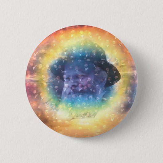 Badge Rond 5 Cm Rebbe (Devant)