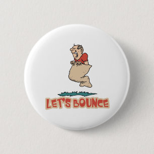 Badge Rond 5 Cm Rebondissons la course de sac de pommes de terre