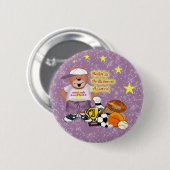 Badge Rond 5 Cm 'récompense de s Brillance - sports (Devant & derrière)