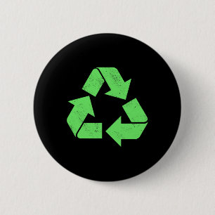 Badge Rond 5 Cm Recyclage Vintage Logo écologiste Recyclage Ea