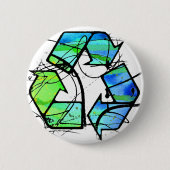 Badge Rond 5 Cm Recycler (Devant)