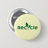 Badge Rond 5 Cm Recycler (Devant & derrière)