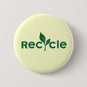 Badge Rond 5 Cm Recycler