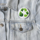 Badge Rond 5 Cm Recycler (En situation)