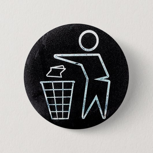 Badge Rond 5 Cm Recycler et ne pas perdre (Devant)