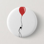 Badge Rond 5 Cm Red balloon (Devant)