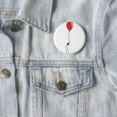 Badge Rond 5 Cm Red balloon (En situation)