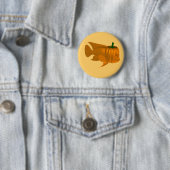 Badge Rond 5 Cm Red Devil Cichlid (En situation)