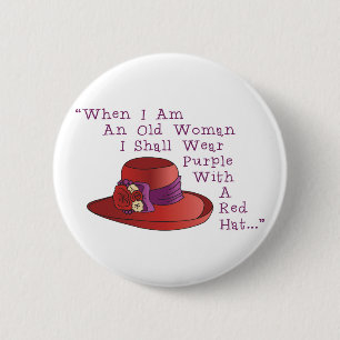 Badge Rond 5 Cm Red Hat