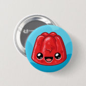 Badge Rond 5 Cm Red Jelly - Happy Jump (Devant & derrière)