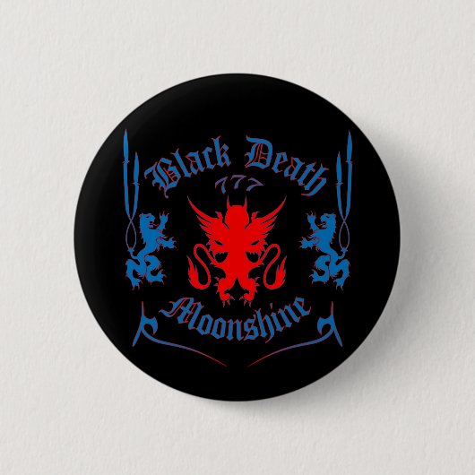 Badge Rond 5 Cm Red Louie (Devant)