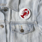 Badge Rond 5 Cm Red Maine Lobster Thunder_Cove (En situation)