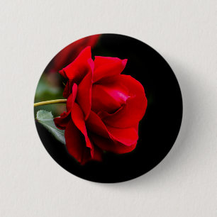 Badge Rond 5 Cm Red rose