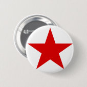 Badge Rond 5 Cm Red Star Communist (Devant & derrière)