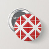 Badge Rond 5 Cm Red Trendy Triangle Pattern (Devant & derrière)