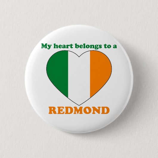 Badge Rond 5 Cm Redmond (Devant)