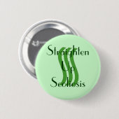 Badge Rond 5 Cm Redressez le bouton de scoliose (Devant & derrière)