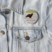 Badge Rond 5 Cm Reduce Plastic Pollution (En situation)