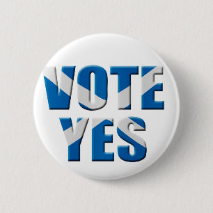 Badge Rond 5 Cm référendum sur l'indépendance de l'Écosse - vote o