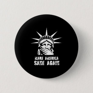 Badge Rond 5 Cm Réfléchir à ce que l'Amérique renonce à la protest