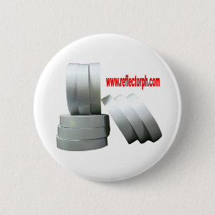 Badge Rond 5 Cm Réflecteurs gris réfléchis de bande de réflecteur