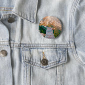 Badge Rond 5 Cm Reflets dans l'archipel suédois (En situation)