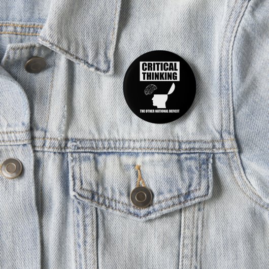 Badge Rond 5 Cm Réflexion critique sur l'autre déficit national (En situation)