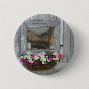 Badge Rond 5 Cm Réflexion de la grange