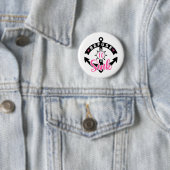 Badge Rond 5 Cm Refuse To Sink Breast Cancer Awareness (En situation)
