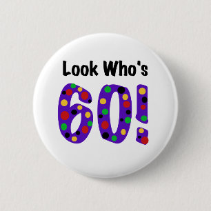 Badge Rond 5 Cm Regardez qui est 60