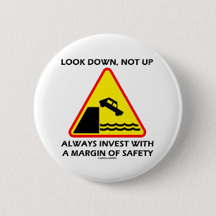 Badge Rond 5 Cm Regardez vers le bas, pas vers le haut de toujours