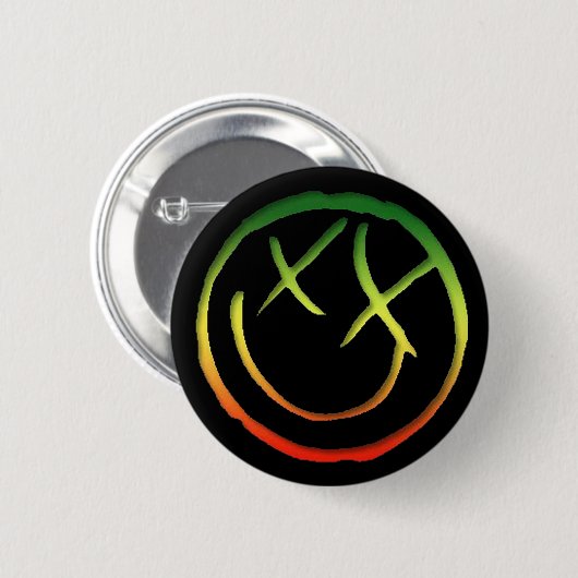 Badge Rond 5 Cm reggae (Devant & derrière)