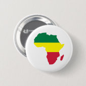 Badge Rond 5 Cm Reggae d'Afrique (Devant & derrière)
