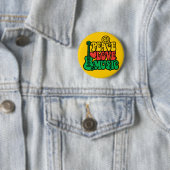 Badge Rond 5 Cm Reggae Peace Love Music (En situation)