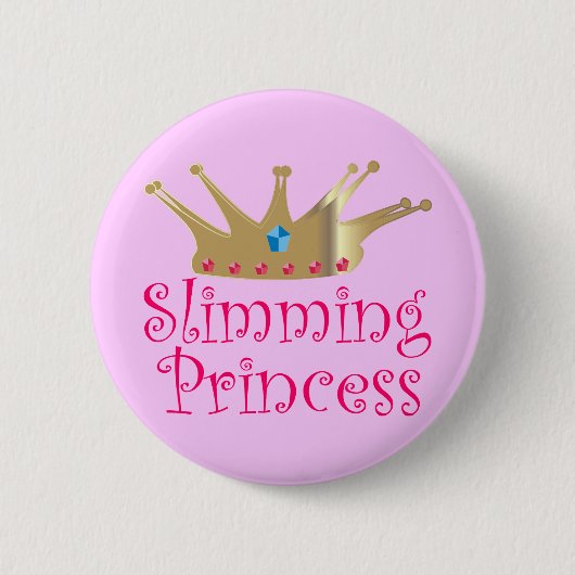 Badge Rond 5 Cm Régime de la princesse (Devant)