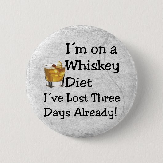 Badge Rond 5 Cm Régime Whiskey (Devant)