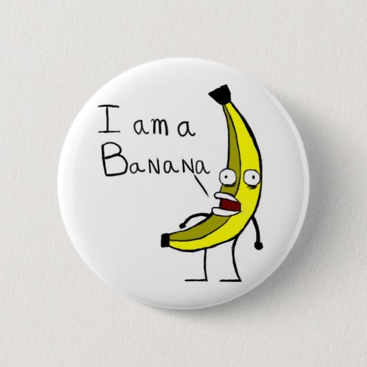 Badge Rond 5 Cm règle de bananes (Devant)