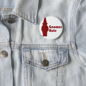 Badge Rond 5 Cm Règle de gnomes (En situation)