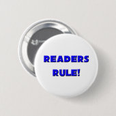 Badge Rond 5 Cm Règle de lecteurs ! (Devant & derrière)