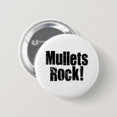 Badge Rond 5 Cm Règle de Mullets (Devant & derrière)