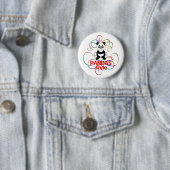Badge Rond 5 Cm Règle de pandas (En situation)