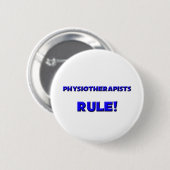 Badge Rond 5 Cm Règle de physiothérapeutes ! (Devant & derrière)