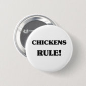 Badge Rond 5 Cm Règle de poulets (Devant & derrière)