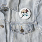 Badge Rond 5 Cm Règle de rats ! (En situation)