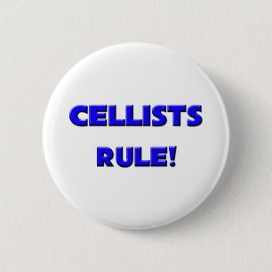 Badge Rond 5 Cm Règle de violoncellistes !